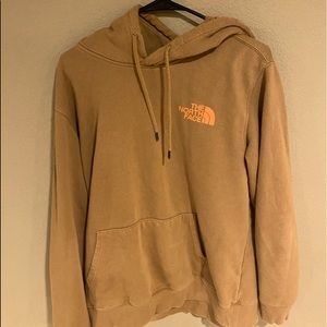 Brown North Face Graphic Hoodie
